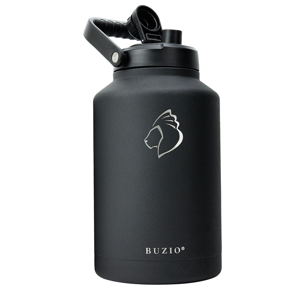 Buzio Gallon Water Bottle Jug, Double Vacuum Insulated Water