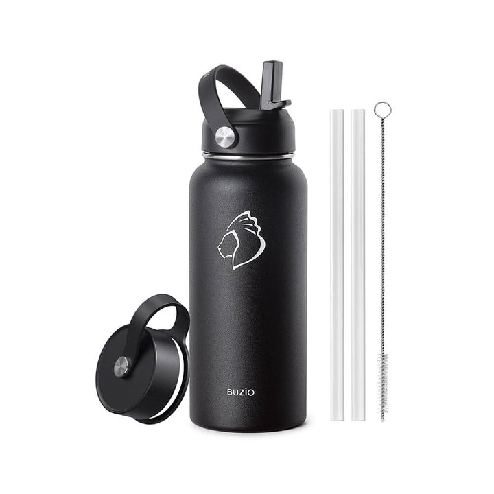 insulated straw water bottle 