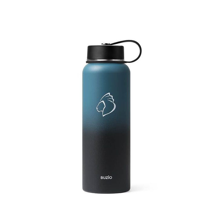 BUZIO One Gallon Water Bottle Insulated, 128oz Stainless Steel Water  Bottle, 18/8 Food-Grade Beer Growler with Carrying Pouch and Two Stainless  Steel