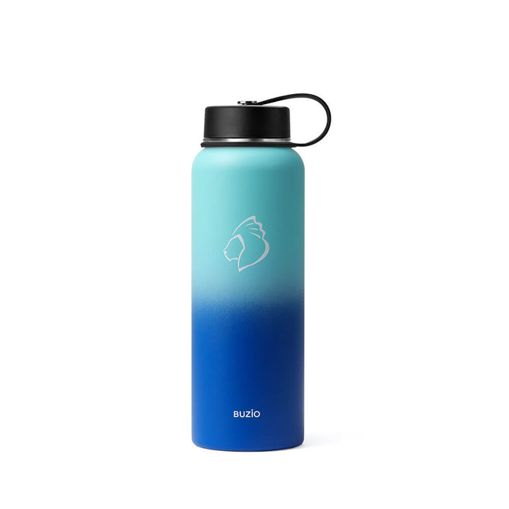 slim water bottle with straw