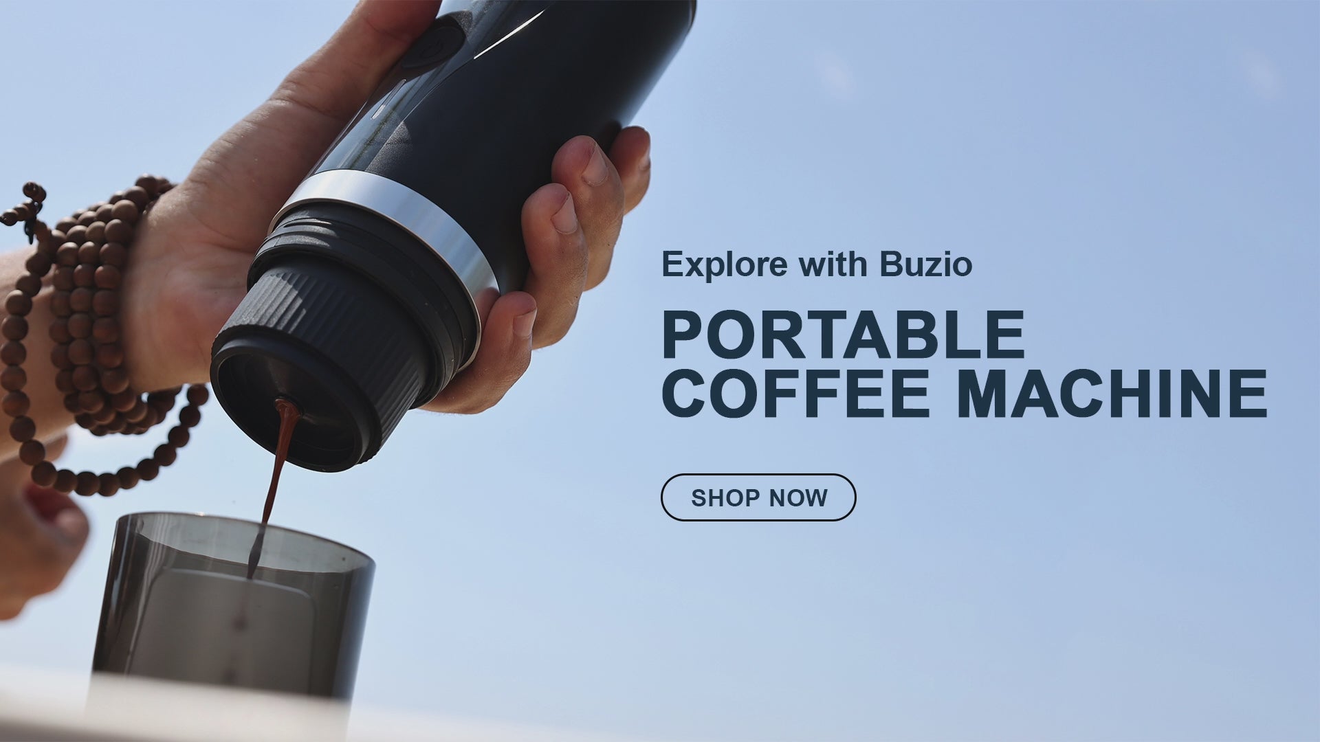 Travel coffee maker Mini Espresso Machine Buzio Bottle