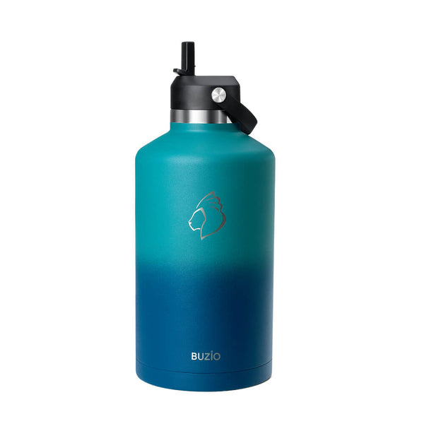 BUZIO 87oz Insulated Water Bottle, Large Thermo Canteen for
